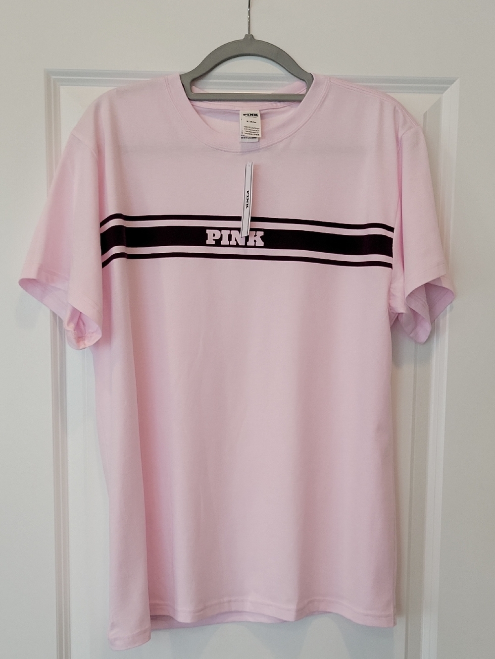 PINK VS Cotton Campus Shortsleeve TEE Medium NWT